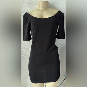 Vintage black xxi bodycon sexy dress 2000s y2k party night out
